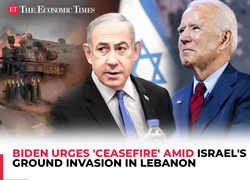 US President Joe Biden calls for 'ceasefire' as Israel announces ground invasion in Lebanon