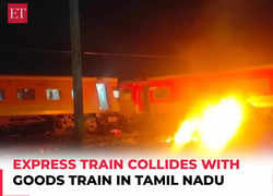 Tamil Nadu: Mysuru-Darbhanga Express rams into goods train near Chennai, fire breaks out