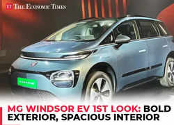 MG Windsor EV Interior First Look: "15.6-inch Infotainment, Reclining Seats, and Panoramic Sunroof"