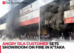 Aggrieved Ola customer torches bike showroom in Karnataka; alleges poor service