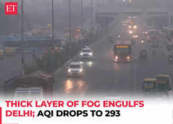 Delhi Pollution: Thick layer of fog engulfs national capital; AQI drops to 293, BJP blames AAP govt