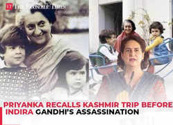 Priyanka Gandhi recalls Kashmir trip before Indira Gandhi’s assassination:  ‘A Trip Before Tragedy’