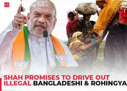 Amit Shah promises to drive out illegal Bangladeshi and Rohingya immigrants  from Jharkhand