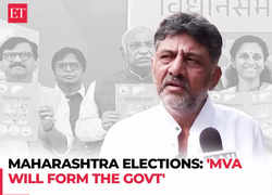 Maharashtra elections: Congress’ DK Shivakumar confident of MVA forming govt with over 170 seats