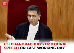 CJI Chandrachud's last address at ceremonial Bench: 'Wouldn't deliver justice tomorrow but…'