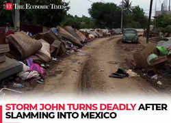 US: Tropical Storm John leaves homes and roads in ruins at beach resort in Mexico; watch drone visuals