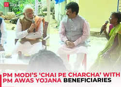 PM Modi’s ‘Chai Pe Charcha’ with PM Awas Yojana beneficiaries in Bhubaneswar