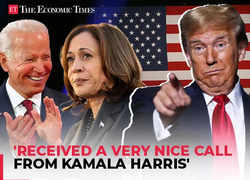 Donald Trump describes Kamala Harris's call as 'very nice' following assassination threat