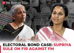 'Hope this is not true': Sule on FIR against FM Nirmala over alleged extortion via electoral bonds