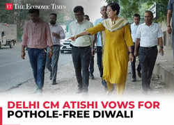 Delhi: After inspection of damages, CM Atishi & other Ministers promise pothole-free roads by Diwali