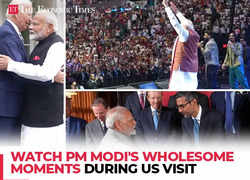 Hugs, diplomacy, Bonhomie! Watch highlights from PM Modi’s  visit to US