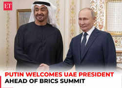 UAE President meets President Putin ahead of BRICS summit in Russia