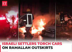 Israeli settlers' brutal attack in West Bank, torch cars on Ramallah outskirts: Aftermath visuals