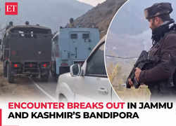 J-K: Encounter breaks out between security forces and terrorists in Bandipora