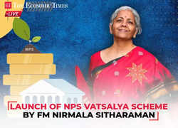 FM Nirmala Sitharaman launches NPS Vatsalya Scheme | Live