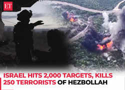 IDF intensifies attack on Lebanon; hits 2,000 targets, kills 250 terrorists of Hezbollah