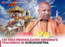 CM Yogi Adityanath promulgates Krishna’s teachings in Kurukshetra ahead of Haryana polls