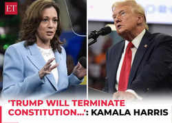 Harris tears into Trump's 2023 viral remarks about being ‘dictator’: ‘Will terminate Constitution…’