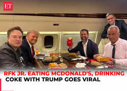 RFK Jr. eating McDonald's, drinking Coke with Trump goes viral after pledging to make America healthy