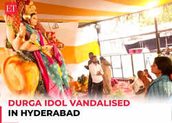 Durga Idol vandalised in Hyderabad; BJP leader Madhavi Latha warns culprits