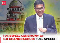 CJI DY Chandrachud's emotional speech on the farewell ceremony: '…yeh phool mere liye hain'