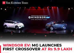 Windsor EV: MG Motor India unveils its first electric crossover; check out price and specs here