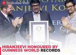 Chiranjeevi honoured by Guinness World Records as 'The Most Prolific Film Star in Indian Cinema'