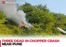 Helicopter crashes in Pune's Bavdhan area; three onboard killed