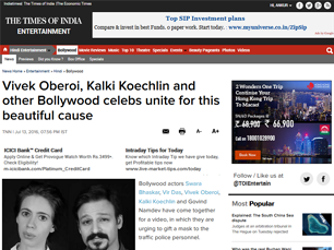 Vivek Oberoi, Kalki Koechlin and other Bollywood celebs unite for this beautiful cause