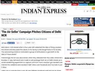 'The Air Seller' Campaign Pitches Citizens of Delhi NCR