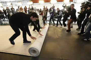 For the first time in 62 years, the Academy rolls out champagne-coloured Oscars carpet