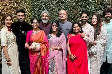 SS Rajamouli hosts intimate Oscars after-party for 'RRR' team at his LA home