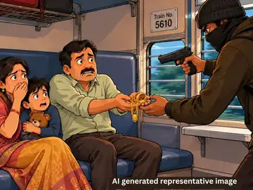 NCDRC: Armed robbery in train; victim gets 20k
