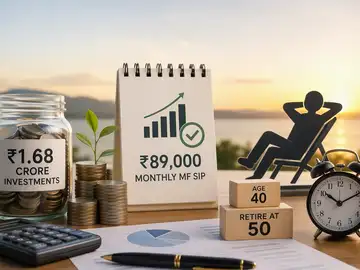 Rs 1.68 crore investments, Rs 89,000 monthly MF SIP. Can this 40-year-old investor retire at 50?