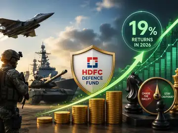 Defence funds deliver 19% returns in 2026, HDFC Defence Fund leads. Should investors chase the rally or stay cautious?