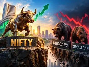 Nifty&rsquo;s early comeback signal: Why largecaps are holding up as broader market slides