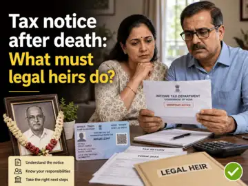 Tax notice after death: What must legal heirs do?