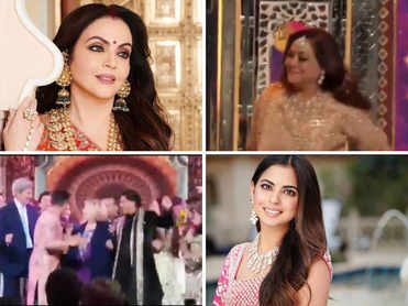 Nita Ambani dances with Tina at Isha's 'sangeet'; Hillary Clinton shakes a leg with SRK