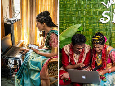 Band, baaja, baarat aur Zoom! This young bride refused to let lockdown dictate her life and had a cute, digital wedding