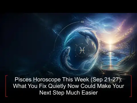 Pisces Horoscope This Week (Sep 21-27): What You Fix Quietly Now Could Make Your Next Step Much Easier