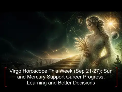 Virgo Horoscope This Week (Sep 21-27): Sun and Mercury Support Career Progress, Learning and Better Decisions