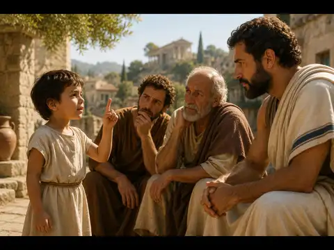 Greek Proverb of the Day: Children and fools tell the truth - a popular saying on honesty, innocence and human nature