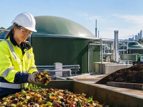 Australia turned food scraps into biogas at EarthPower; the result powered 4,000 homes while processing 62,500 tonnes of food waste and producing soil improver in Sydney