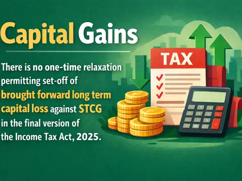 Beneficial capital gains law removed in tax act, 2025