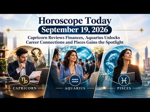Horoscope Today, September 19, 2026: Capricorn Avoids Risky Investments, Aquarius Reconnects With Professionals and Pisces Gains Career Momentum