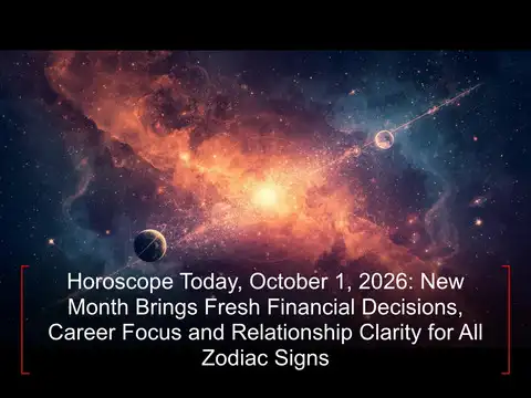 Horoscope Today, October 1, 2026: New Month Brings Fresh Financial Decisions, Career Focus and Relationship Clarity for All Zodiac Signs