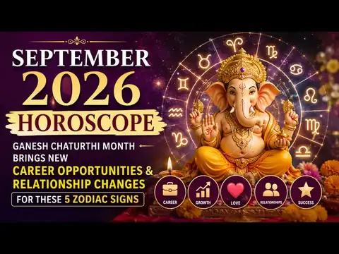 September 2026 Horoscope: Ganesh Chaturthi Month Brings New Career Opportunities & Relationship Changes for These 5 Zodiac Signs