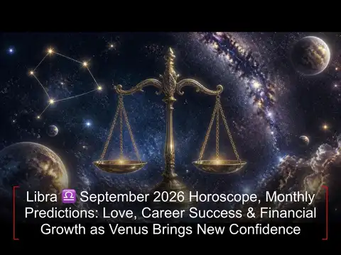 Libra ♎ September 2026 Horoscope, Monthly Predictions: Love, Career Success & Financial Growth as Venus Brings New Confidence