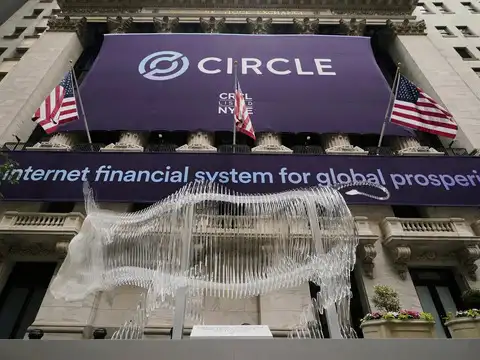 Stablecoin bigwig Circle soars in debut on the New York Stock Exchange