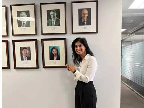 Gita Gopinath first woman on IMF's 'wall of former chief economists'